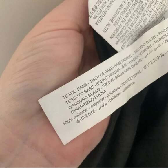 Zara Faux Leather High Waisted Pants Black M - Picture 9 of 15